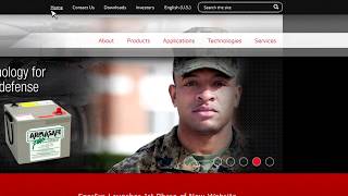 Enersys Corporation - New Website Navigation Instructional Video