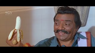Dheerendra Gopal Enquiring Doddanna About Banana | Nannavalu Nannavalu Kannada Movie Part-5
