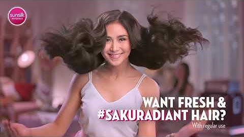 Get #SakuRadiant hair w/ Sunsilk!