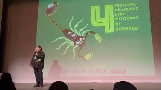 Presentación El castillo de la pureza, 2022 Festival del nuevo cine mexicano de Durango