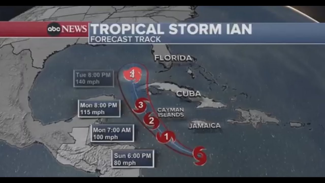 Hurricane Ian's latest path: Hurricane makes landfall in Cuba after ...