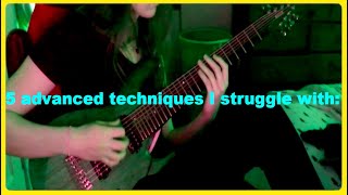 4 Guitar Techniques I SUCK AT!!