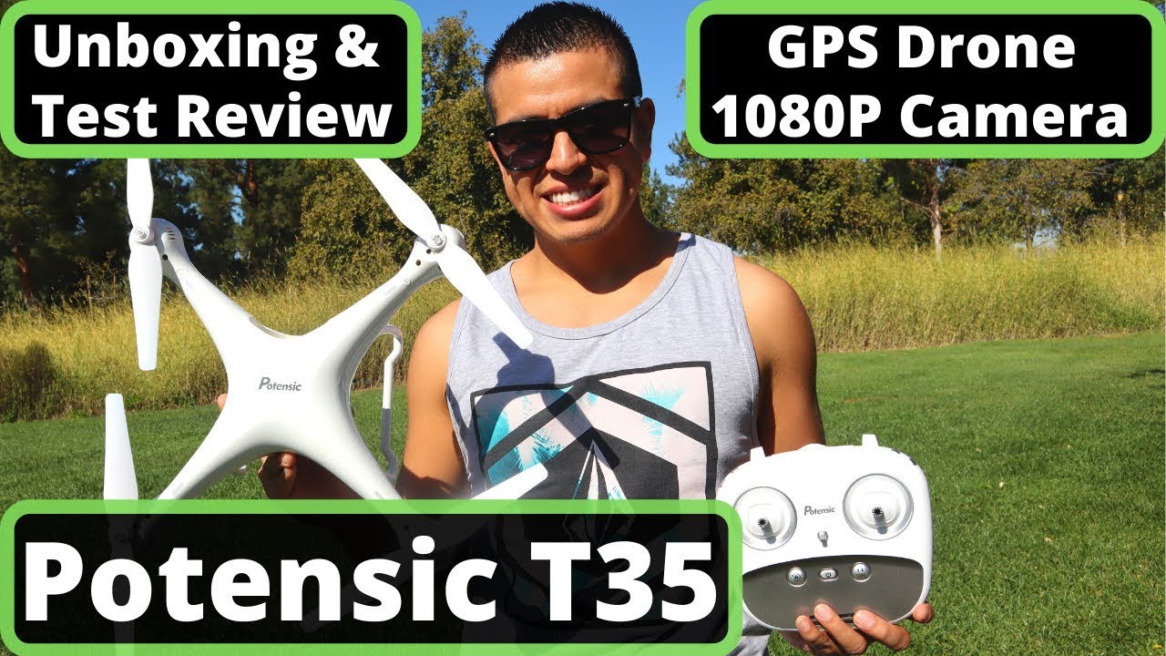 potensic t35 gps fpv rc drone