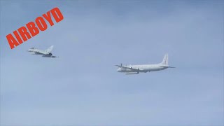 RAF Typhoons Intercept Ilyushin IL-20 Coot-A