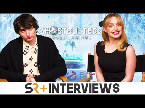 Ghostbusters: Frozen Empire Stars Finn Wolfhard & Mckenna Grace Talk Filming With Slimer [Spoilers]