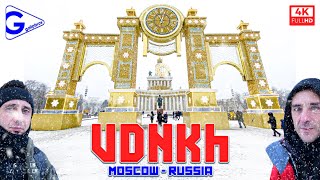 VDNKh Park Moscow VLOG Russia 2020 4K