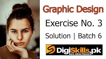 Digiskills Graphic Design Exercise 3 Solution Batch 6 | Study Planet