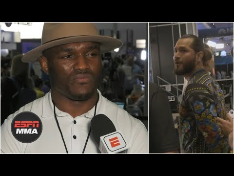 Kamaru Usman reacts to altercation with Jorge Masvidal at Super Bowl radio row | ESPN MMA