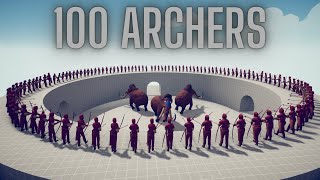 100 Archers vs Everything: Epic Battles in TABS! l Epic battle in Totally Accurate Battle Simulator