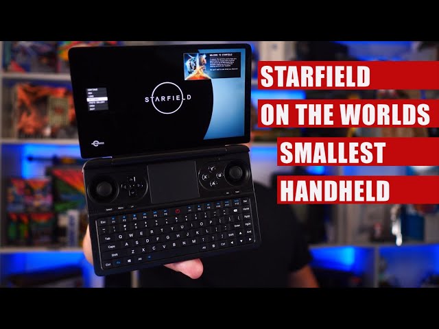 STARFIELD On The Smallest Handheld Gaming PC! GPD Win Mini