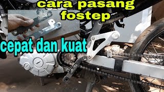 Cara Memasang Foostep Underbone Jupiter Mx