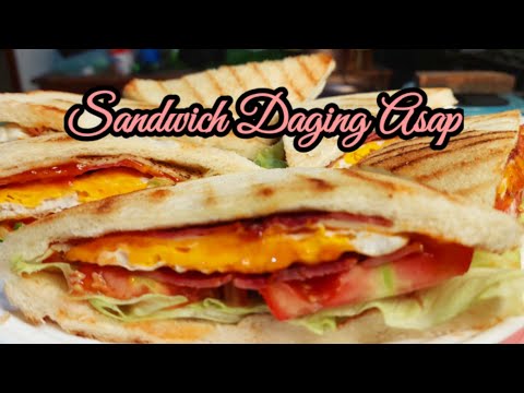 Sandwich Daging Asap || Super Enak & Kelas Bintang 5 ||