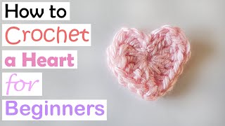 How to Crochet a Mini Heart /PuppyArtHeart🩷💕