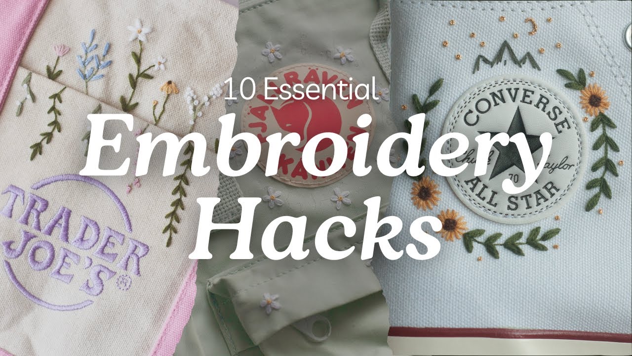 10 Hand Embroidery Hacks You NEED To Know🧵🪡 Beginner-Friendly ...