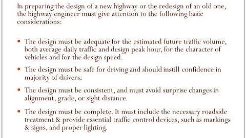 Transportation Engineering Lecture 12 , Geometric Design Elements week 6    1