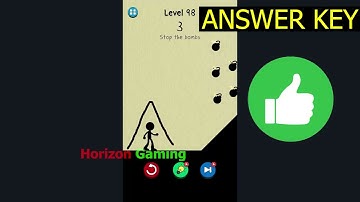 Draw to Save Stickman Puzzle LEVEL 98 - Gameplay Walkthrough Android IOS