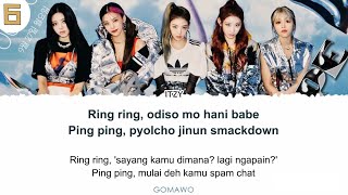 ITZY - SWIPE EASY LYRICS/INDO SUB by GOMAWO