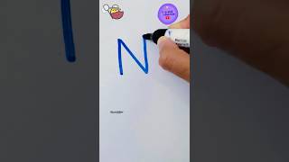 How to draw insect net with N #howto #viral #asmr #diy #drawing @ZoyaCraftofficial. #net #shorts