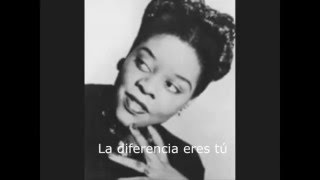 Video thumbnail of "Dinah Washington - What a Difference a Day Made (Sub. Español)"