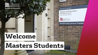 Welcome to our new masters students