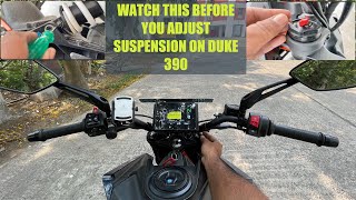 How To Adjust Suspension Properly | KTM Duke 390 Gen 3 | Preload Rebound Compression screenshot 5