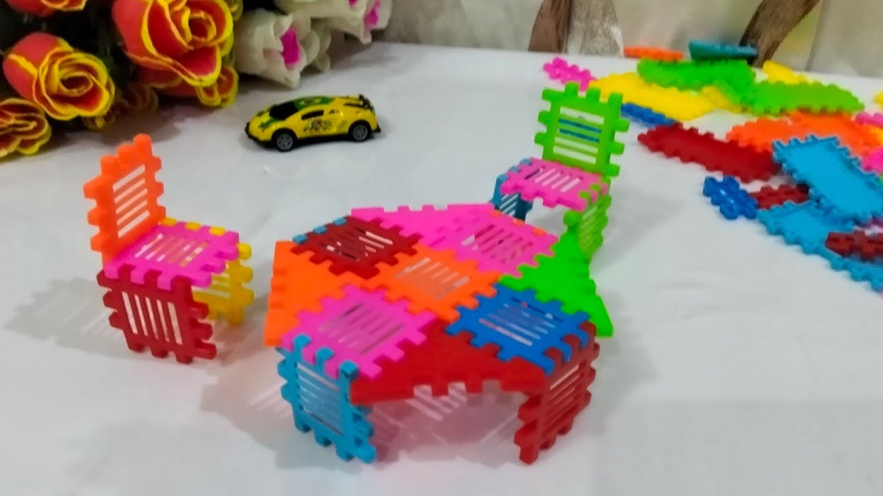 Satisfying DIY Lego Dining Table | lego sounds | ASMR Building Blocks