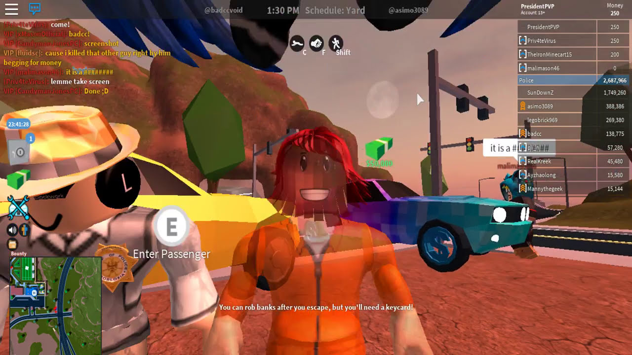 playing w asimo badcc kreekcraft roblox jailbreak monster truck update