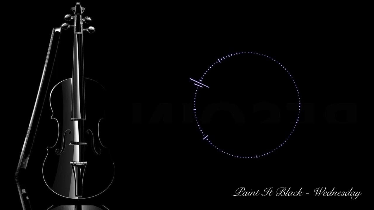 Wednesday Cello Paint it Black (2022) YouTube