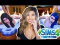 EMO TEENS AT THE SPA (gold digging fail) - Sims 4