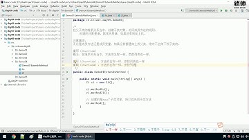 Java语法 157 继承中方法的覆盖重写 概念
