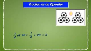 Fraction as an Operator