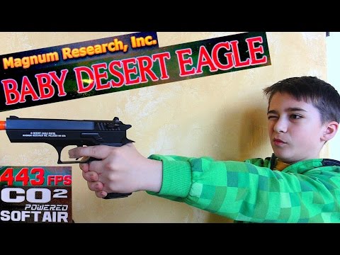 Magnum Research Baby Desert Eagle airsoft Co2 pistol with Robert-Andre!