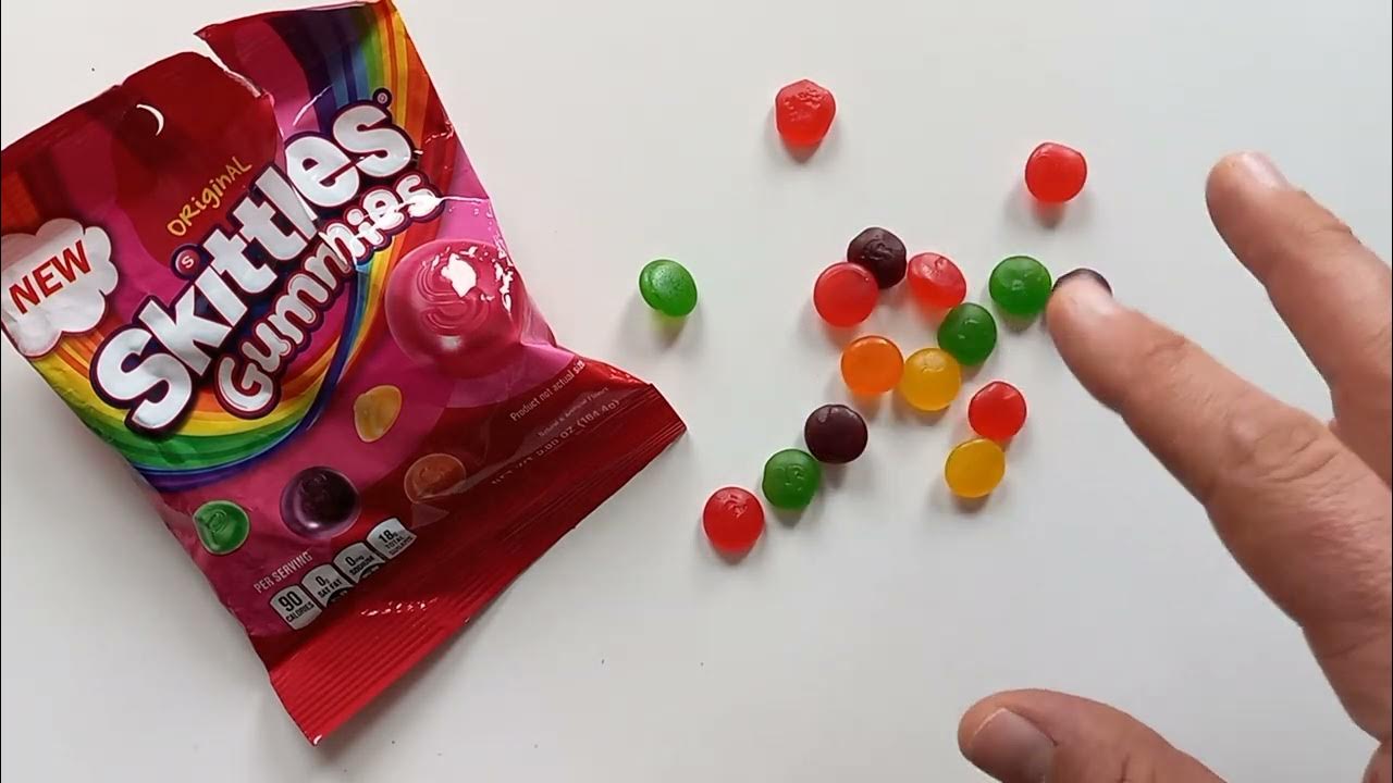 Skittles Gummies original review YouTube