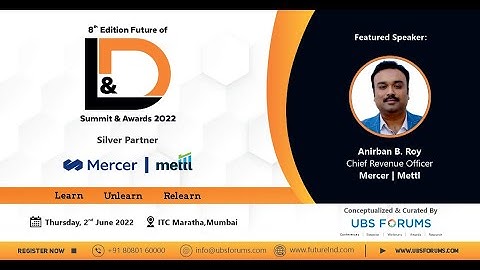 8th Edition Future of L&D Summit and Awards 2022 - A future-ready workforce