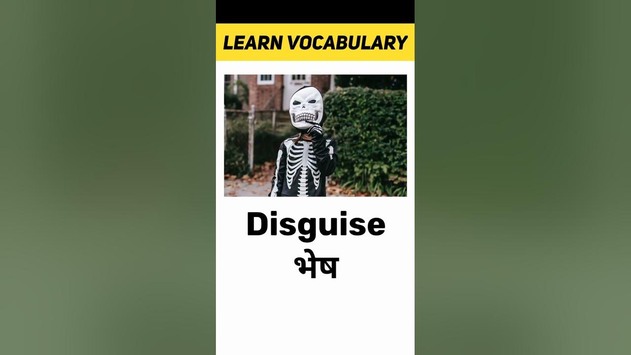 disguise-meaning-in-hindi-learn-vocabulary-shorts-youtube