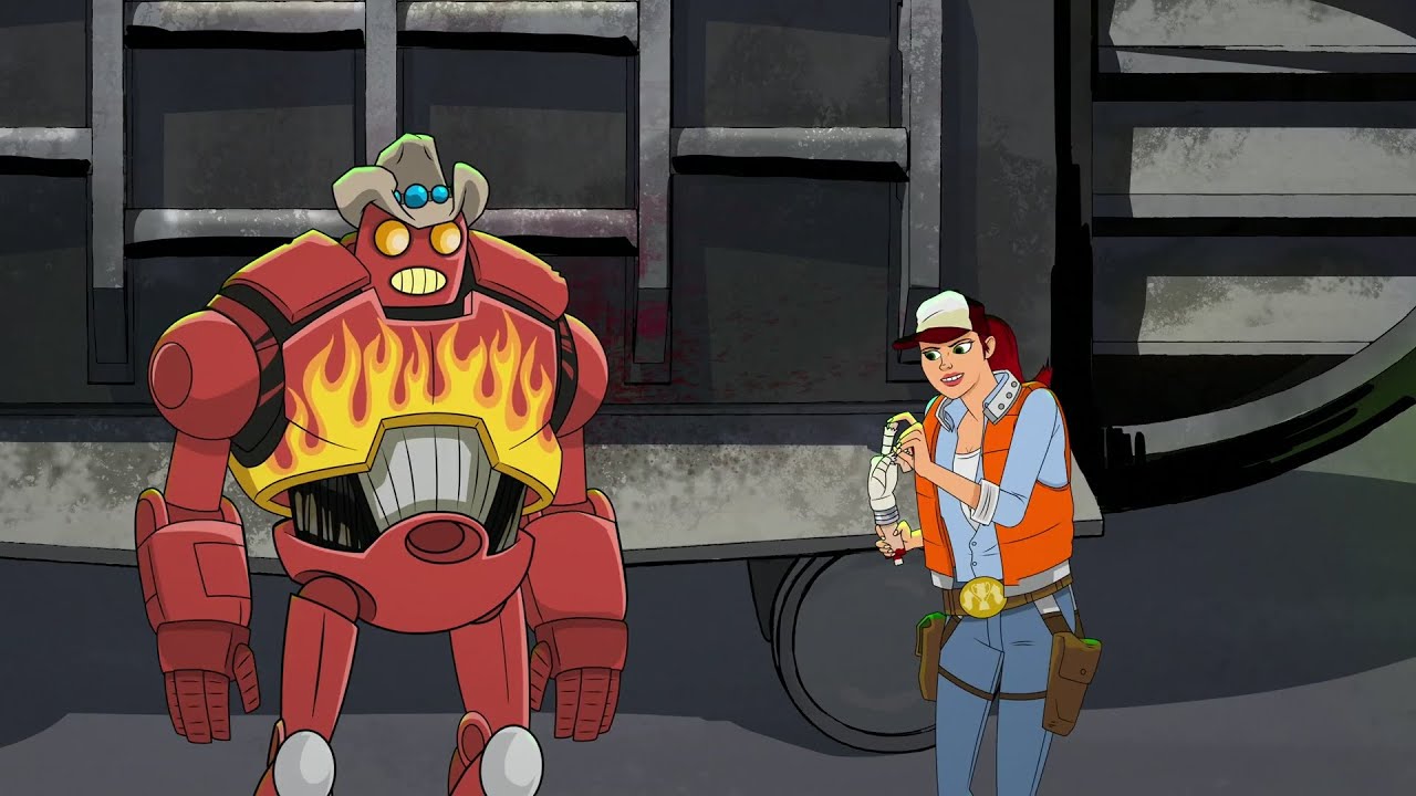 Dallas And Robo S01E01 Aces Wild Funny Adult Cartoon Animation John Cena Kat Dennings Comedy