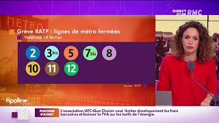 RATP : trafic perturbé ce vendredi à cause d'une grève massive