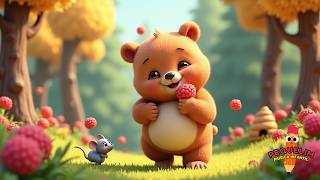 Osito Grandulón en la nieve ❄️🐻 | Canciones infantiles para aprender jugando
