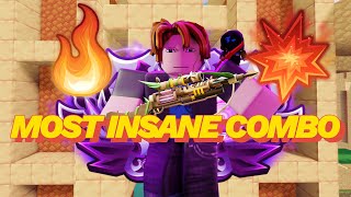 THE MOST INSANE COMBO IN ROBLOX BEDWARS!