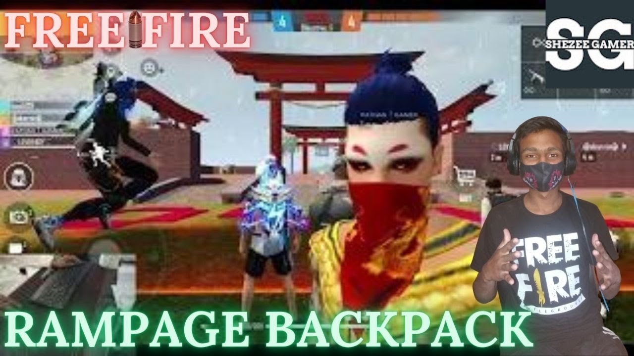 😎FREEFIRE GAME PLAY I RAMPAGE BACKPACK I
