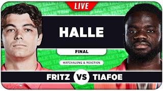 FRITZ vs TIAFOE • ATP Halle 2026 Final • LIVE Tennis Watchalong