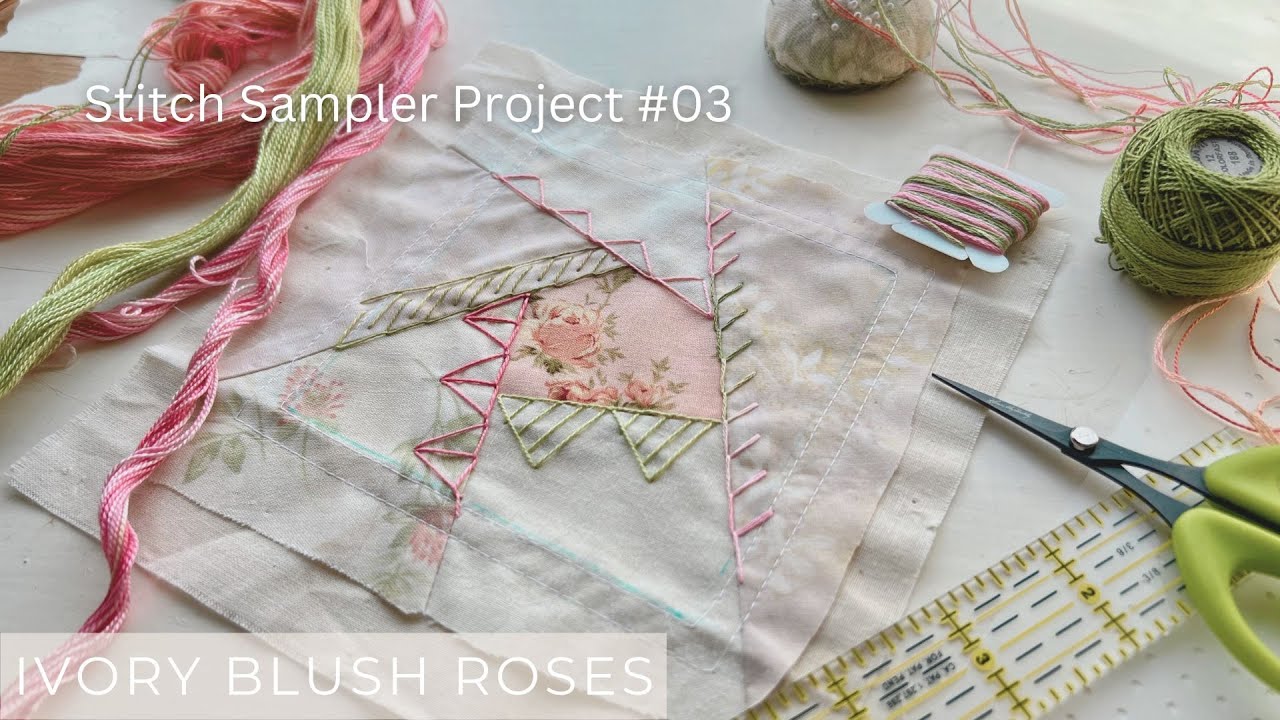 5 Easy Variations: Angled Buttonhole Stitch - YouTube