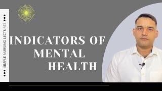 Indicators of Mental Health