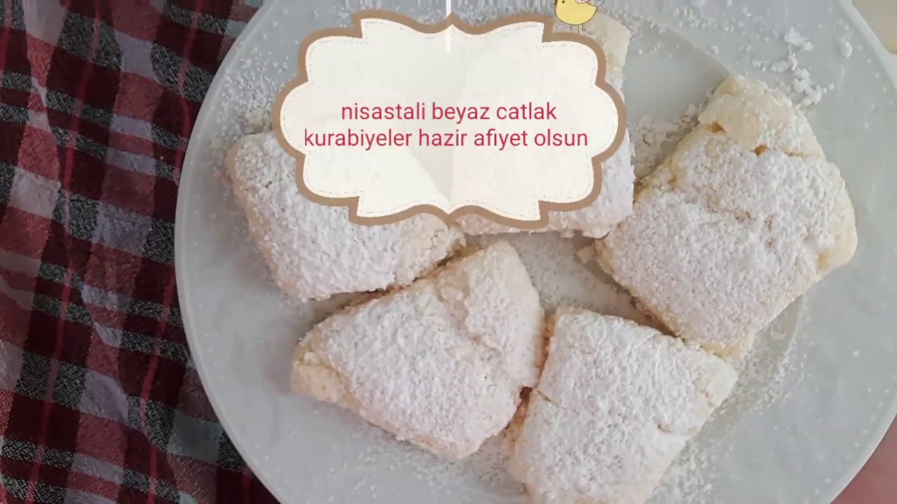 Nişastalı beyaz çatlak kurabiye YouTube