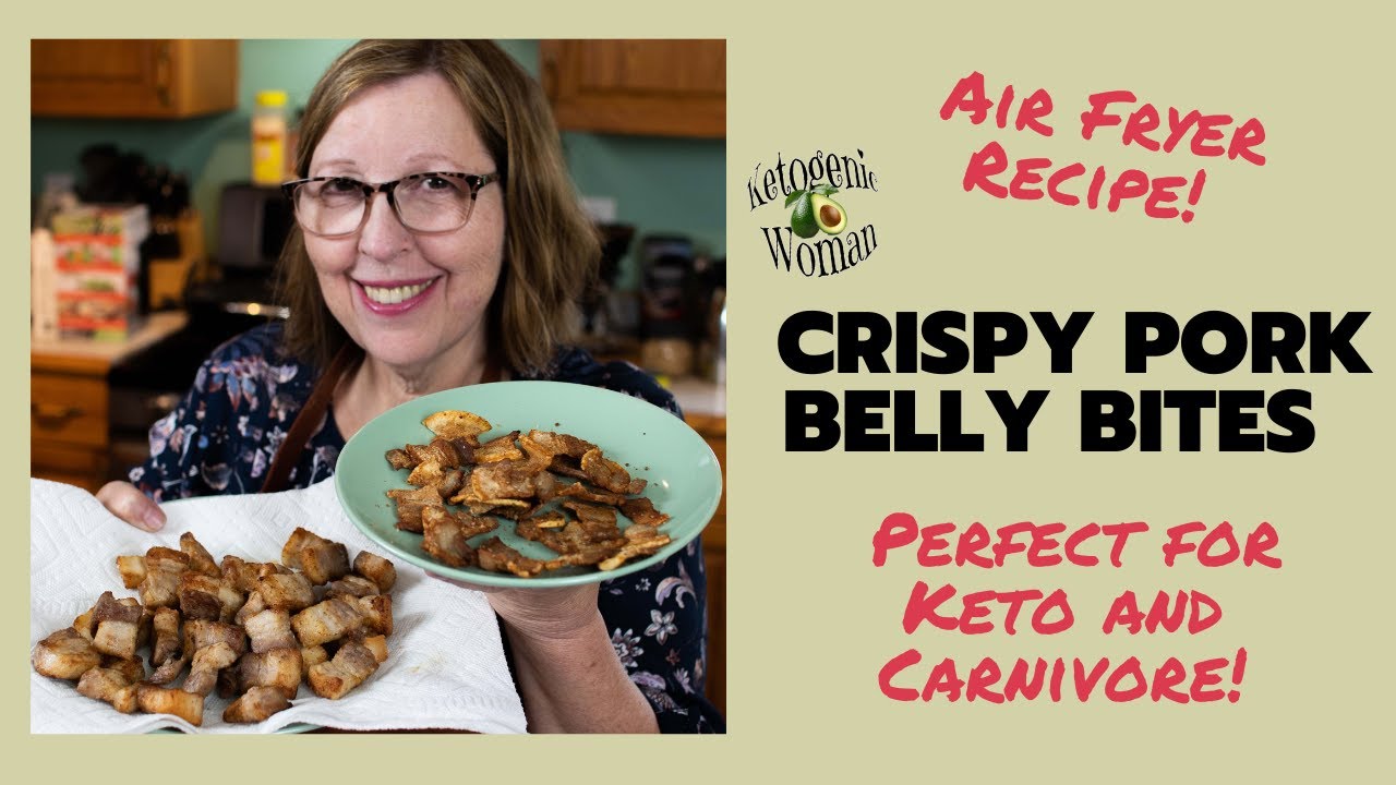 Easy Air Fryer Pork Belly - No Boil! Keto, Low Carb