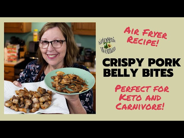 Easy Air Fryer Pork Belly - No Boil! Keto, Low Carb