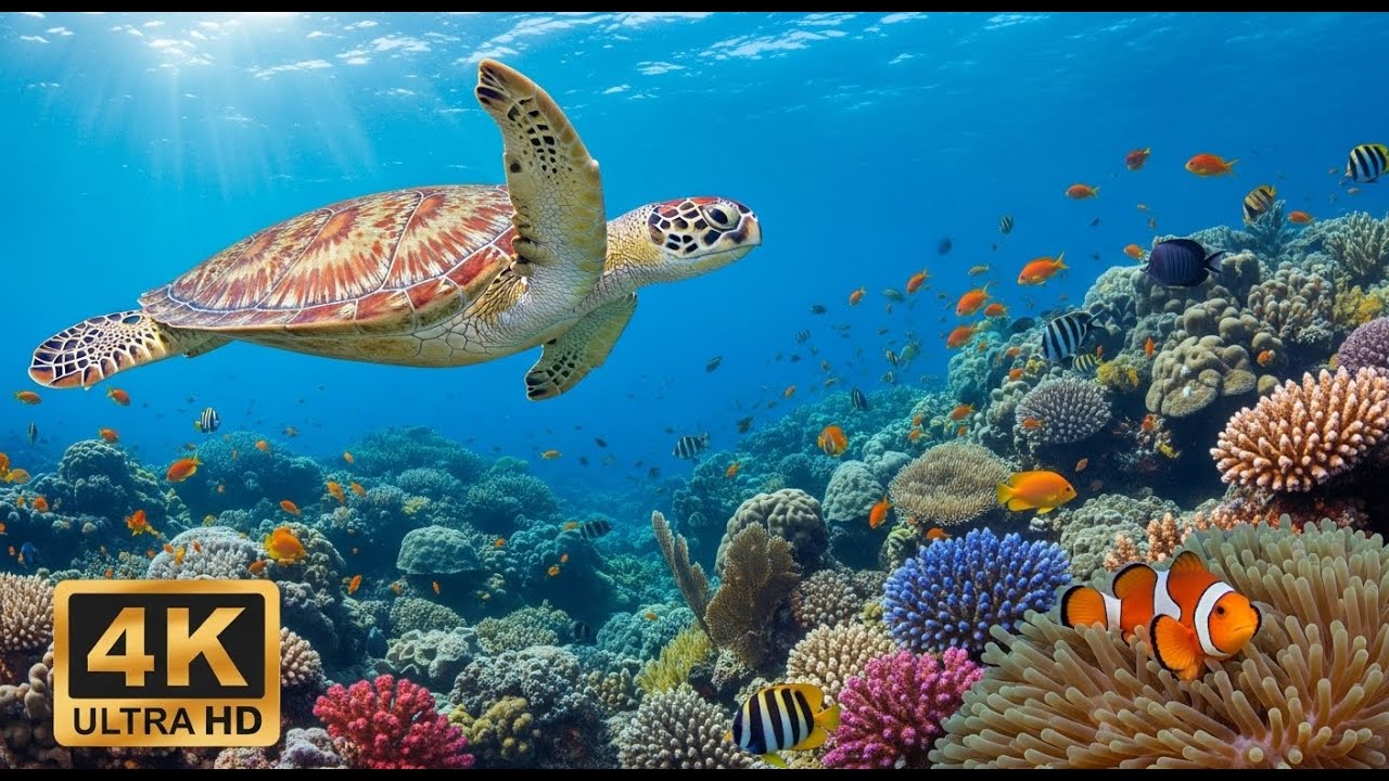 🐡 Ultra HD Aquarium View – Relaxing Fish Tank & Soft Music for Stress Relief