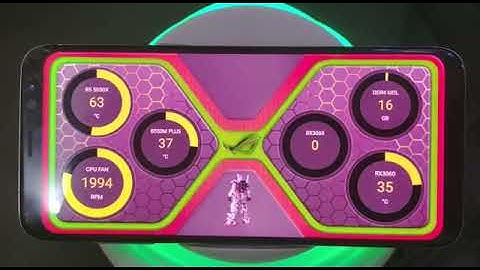 LCD SENSOR PANEL AIDA64 Animated