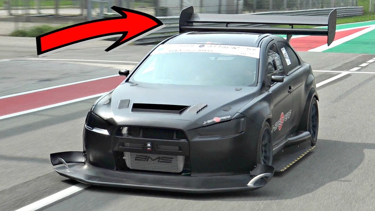 Mitsubishi Lancer Evo X Insane Time Attack Build With Sequential Onboard Monza Circuit