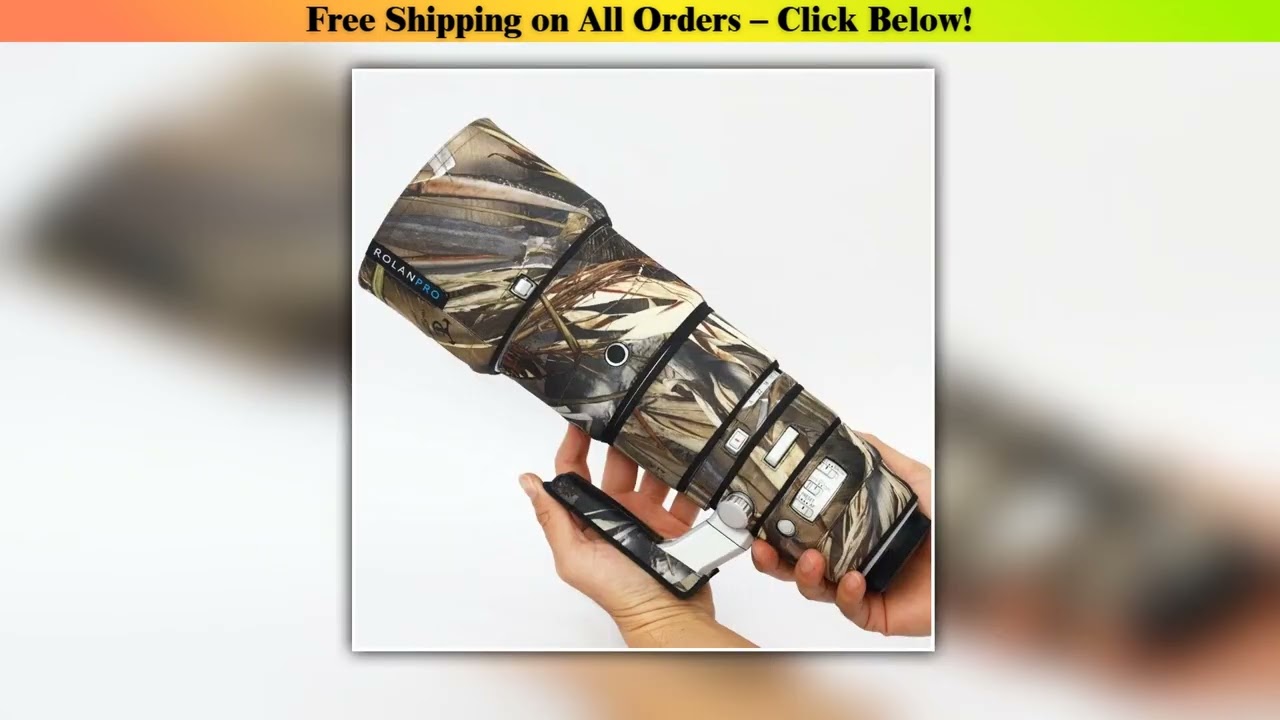 ROLANPRO Waterproof Lens Coat For FUJI FUJINON XF 500mm F5.6R LM OIS WR Camouflage Lens Protective